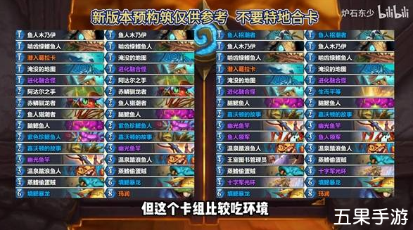炉石传说安戈洛龟途首日强力卡组代码分享