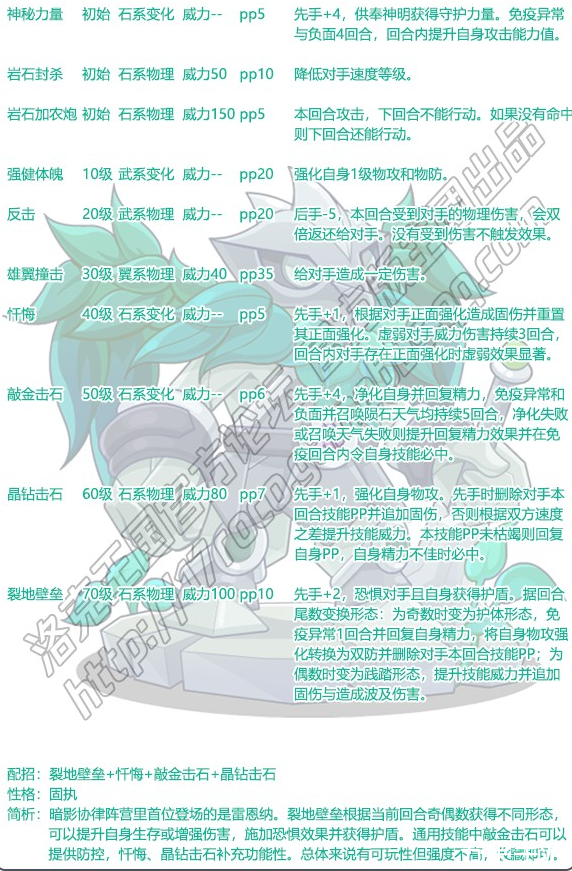 洛克王国雷恩纳宠物怎么样