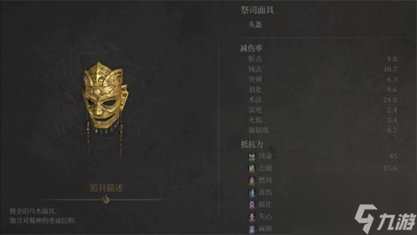 明末渊虚之羽祭司套装有哪些部件组成