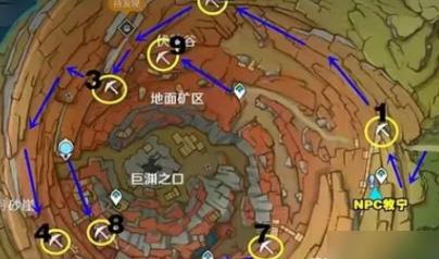 原神矿石密集点在哪里 矿石采挖方法