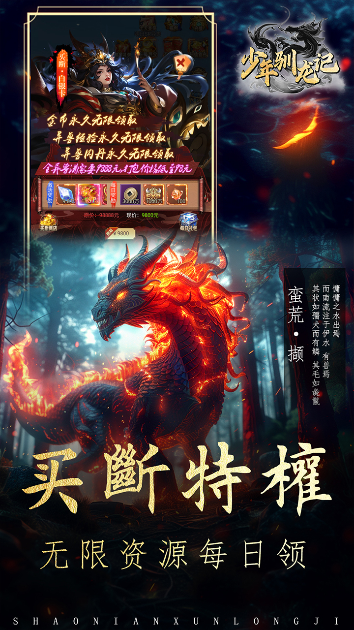少年驯龙记0.05折高倍返代金截图